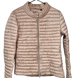 Save THE DUCK Ultra Light Quilted Puffer Jacket Coat Pink Women's Size Large